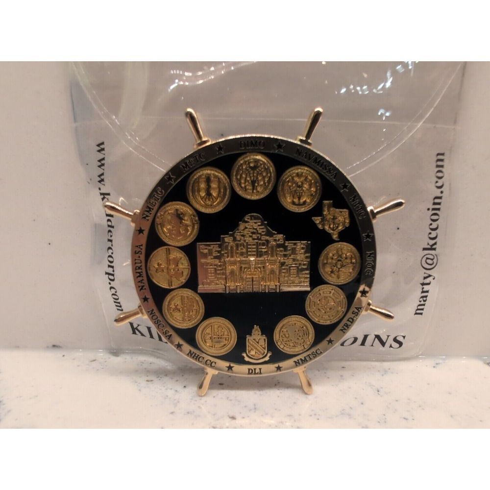 US Navy Challenge Coin 238th Anniversary Ball Ships Wheel - Picture 6 of 11